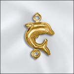 BASE METAL PLATED DOLPHIN STATION (GOLD PLATED)
