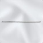 (D) Base Metal Plated 2" Head Pin .020/.5Mm/24Ga Head Diameter 1.25Mm (Antique Silver)