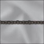 Base Metal Gun Metal Plated Fancy Cable Chain