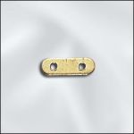 Base Metal Plated Spacer Bar 2 Strand (Gold Plated)