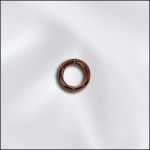 Genuine Copper Antique 21 GA .028"/4mm Od Jump Ring Round - Open