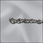 BASE METAL PLATED FINE CABLE CHAIN (GUN METAL)