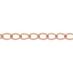 Rose Gold Filled Long Curb (Extender) Chain