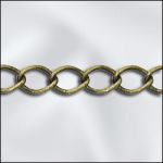 Base Metal Plated Extender Chain  (Antique Brass)