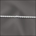 BASE METAL PLATED BEADING CHAIN .7MM (SILVER PLATED)