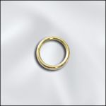 GOLD FILLED 22 GA .025"/6MM OD JUMP RING ROUND - CLOSED