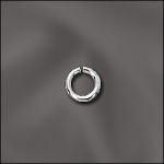 Base Metal Plated 20 G .032X4Mm Od Jump Ring Round - Open (Silver Plated)