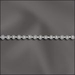 Base Metal Plated 1.2mm Ball Chain (Silver)