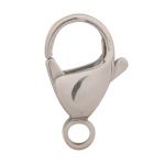 Stainless Steel 15mm Lobster Claw w/Closed Ring
