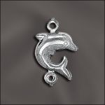 BASE METAL PLATED DOLPHIN STATION (SILVER PLATED)