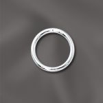 Sterling Silver 19 Ga .036"/8Mm Od Jump Ring Round - Closed