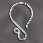 Silver Filled .032"/.8Mm/20 Ga Fancy Ear Wire