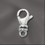STERLING SILVER 12MM SWIVEL CLASP