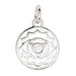 Sterling Silver Third Eye Ajna Chakra Charm (Intuition)