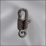BASE METAL PLATED 12MM LOBSTER CLAW W/RING PREMIUM QUALITY (GUN METAL)
