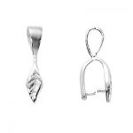 Sterling Silver Bail w/ Ring & Peg - Small
