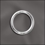 STERLING SILVER 16 GA .051"/10MM OD JUMP RING ROUND  - OPEN