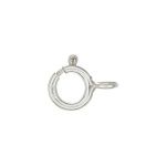 Sterling Silver 5mm Spring Ring Light Weight w/ Closed Ring