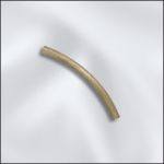 BMP ANTIQUE BRASS 2X25MM CURVED TUBE