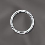 Silver Filled 18 Ga .040"/10Mm Od Jump Ring Round - Closed