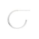 Sterling Silver 15mm Wire Hoop with .74mm Post