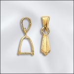 Base Metal Plated Double Bail w/Pegs (Gold Plated)