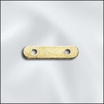 Base Metal Plated Spacer Bar 2 Strand (Gold Plated)