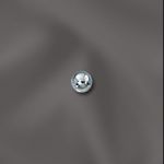 Silver Filled 2.5Mm Light Weight - Smooth Round W/.9mm Hole