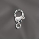 Silver Filled - 9mm Lobster Claw W/Solid Ring