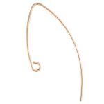 Gold Filled V Shape Ear Wire .030"/.76mm/21GA Wire - 36mm Long