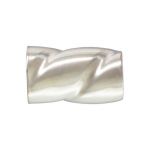 Sterling Silver Twisted Crimp Bead 2X3mm