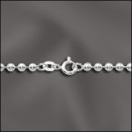Sterling Silver Finished 3mm Ball Chain - 16"