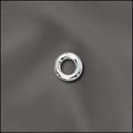 Base Metal Plated 19 G .036X4Mm Od Jump Ring Round  - Open (Silver Plated)