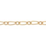 Gold Filled Figaro 1-1 Chain .4mm