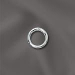 Sterling Silver 21 Ga .028"/5Mm Od Jump Ring Round - Closed