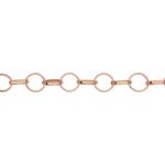 Rose Gold Filled Fine Rolo Chain