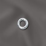 STERLING SILVER 18 GA .040"/4.5MM OD JUMP RING ROUND - OPEN