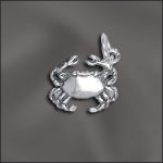 STERLING SILVER CHARM - CRAB