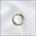 GOLD FILLED 21 GA .028"/6MM OD JUMP RING ROUND - CLOSED
