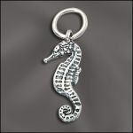 STERLING SILVER CHARM - SEA HORSE