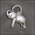 STERLING SILVER CHARM - SMALL ASIAN ELEPHANT