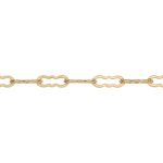 Gold Filled Krinkle Chain - 1.5x3.8mm - .27mm Wire Diameter