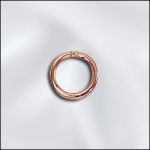 Genuine Copper 19 GA .036"/6mm Od Round Jump Ring - Open