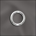 STERLING SILVER 16 GA .051"/8MM OD  JUMP RING ROUND  - OPEN
