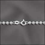 Sterling Silver Finished 3mm Ball Chain - 20"