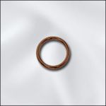 Genuine Copper 21 GA .028"/6mm Od Jump Ring Round - Open